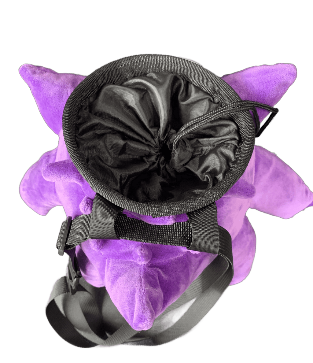 Gengar plush chalk bag, version 2