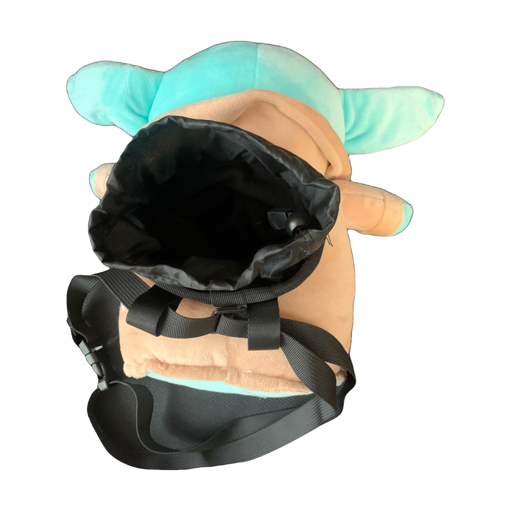 Baby Yoda plush chalk bag