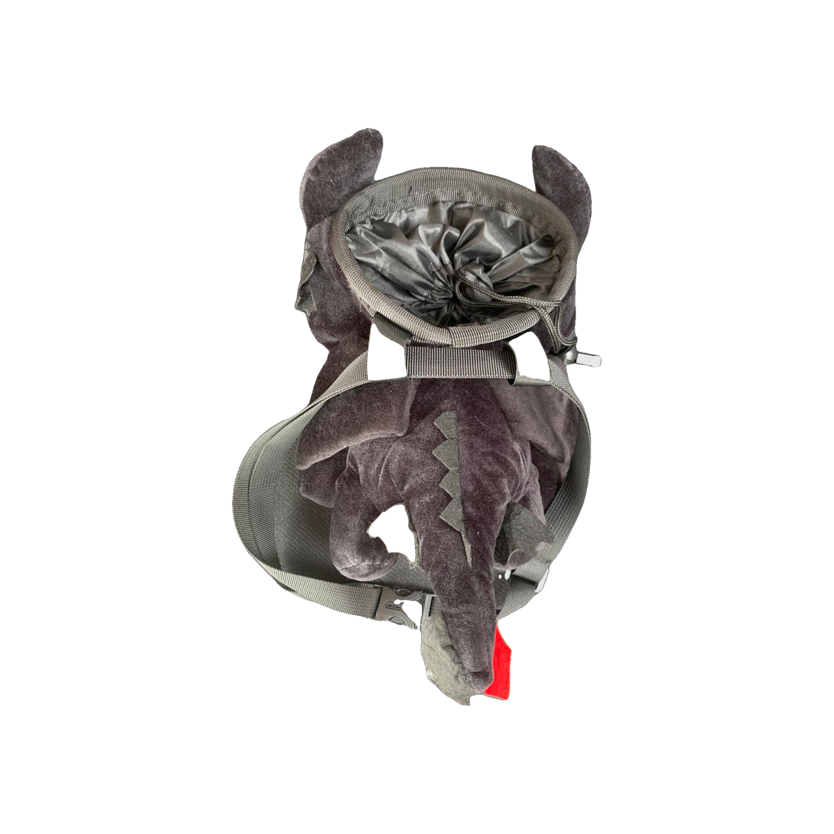 Toothless plush chalk bag